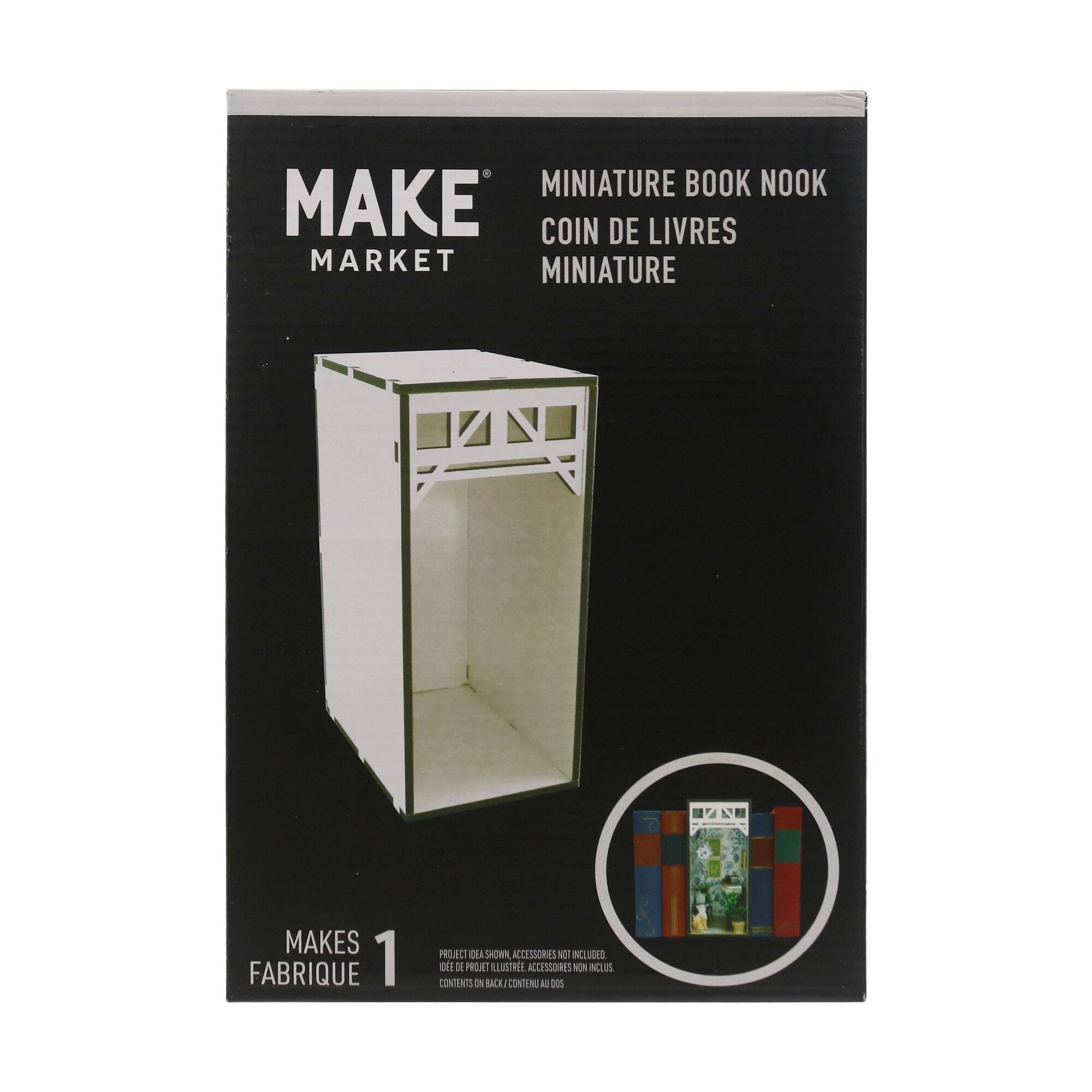 6 Pack: 9" White Book Nook Diorama Kit by Make Market®